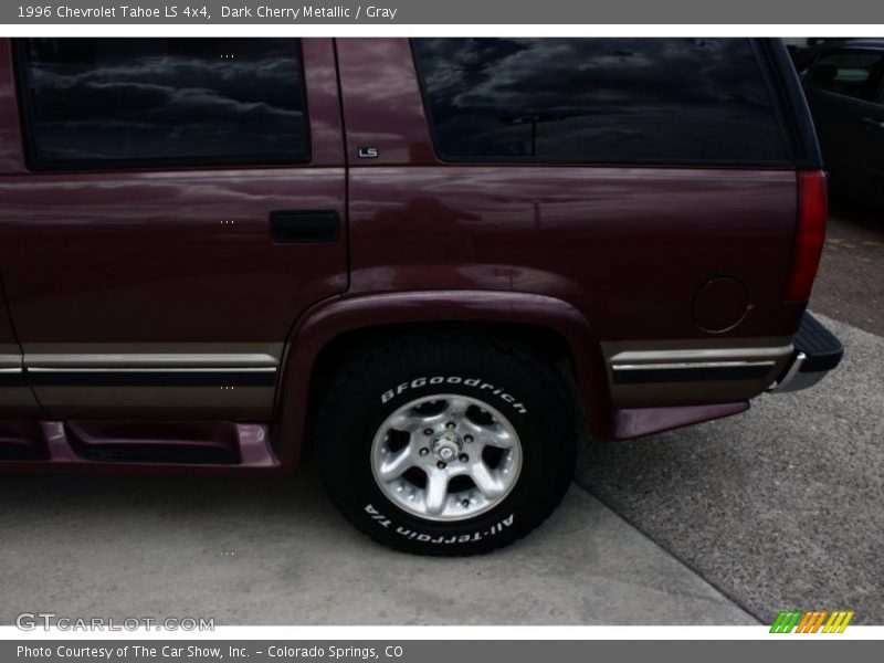 Dark Cherry Metallic / Gray 1996 Chevrolet Tahoe LS 4x4
