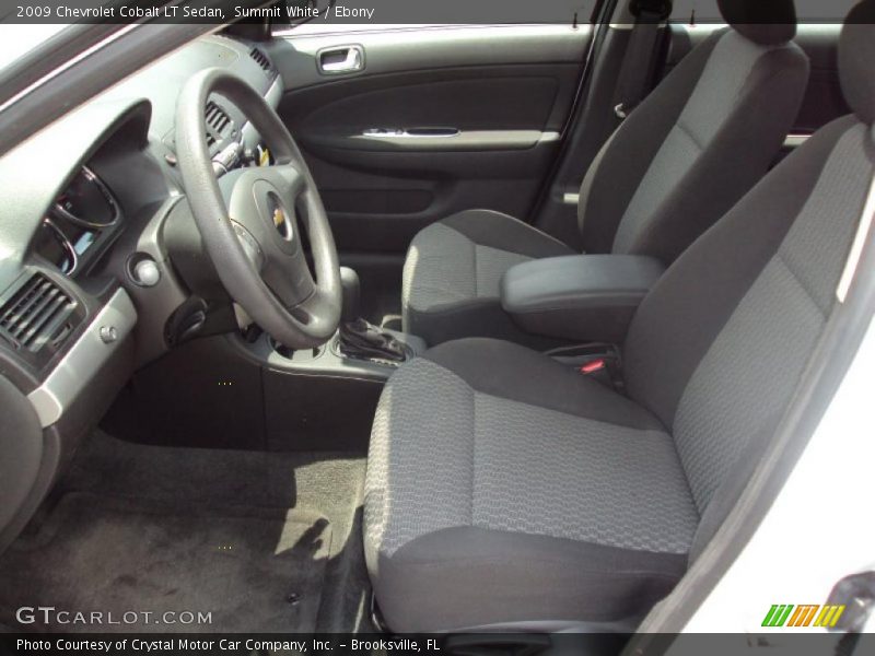 Summit White / Ebony 2009 Chevrolet Cobalt LT Sedan
