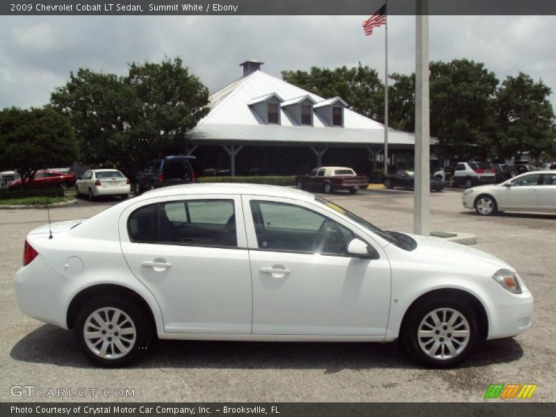 Summit White / Ebony 2009 Chevrolet Cobalt LT Sedan