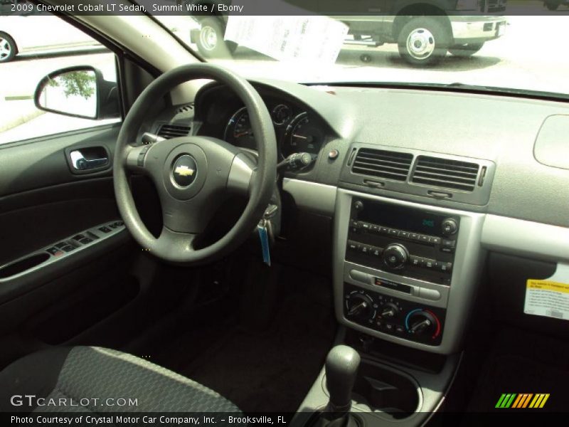 Summit White / Ebony 2009 Chevrolet Cobalt LT Sedan