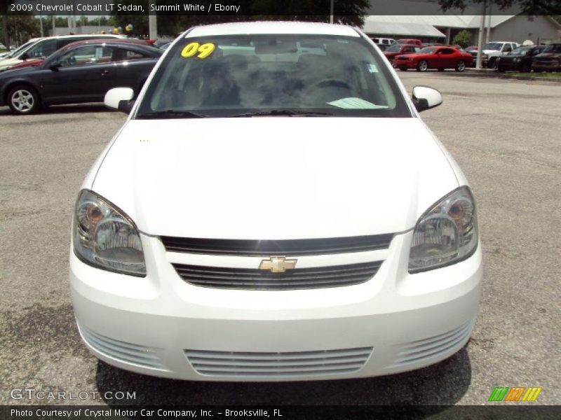 Summit White / Ebony 2009 Chevrolet Cobalt LT Sedan