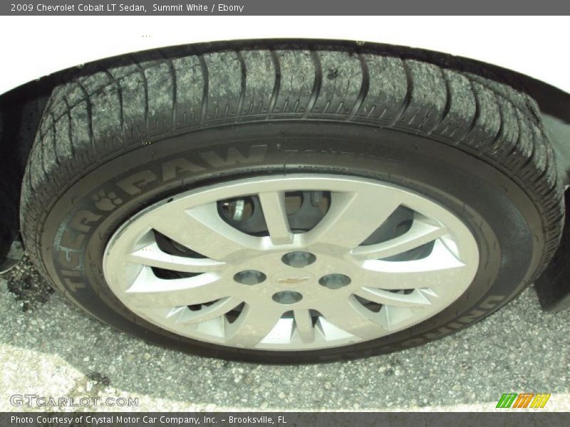 Summit White / Ebony 2009 Chevrolet Cobalt LT Sedan