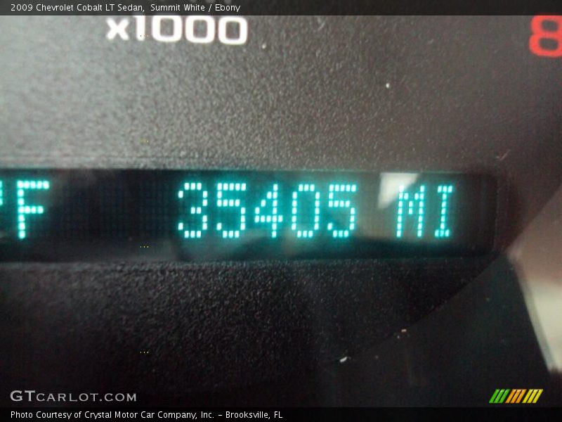 Summit White / Ebony 2009 Chevrolet Cobalt LT Sedan