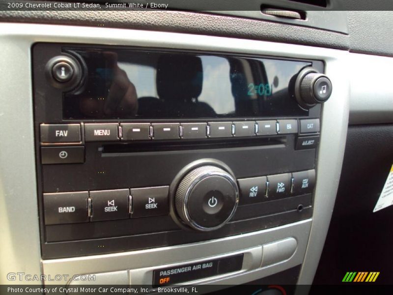 Summit White / Ebony 2009 Chevrolet Cobalt LT Sedan