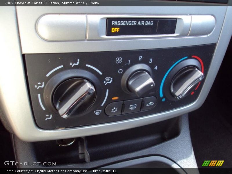 Summit White / Ebony 2009 Chevrolet Cobalt LT Sedan