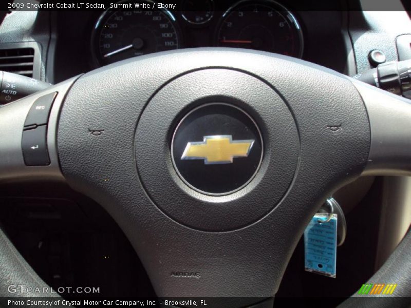 Summit White / Ebony 2009 Chevrolet Cobalt LT Sedan