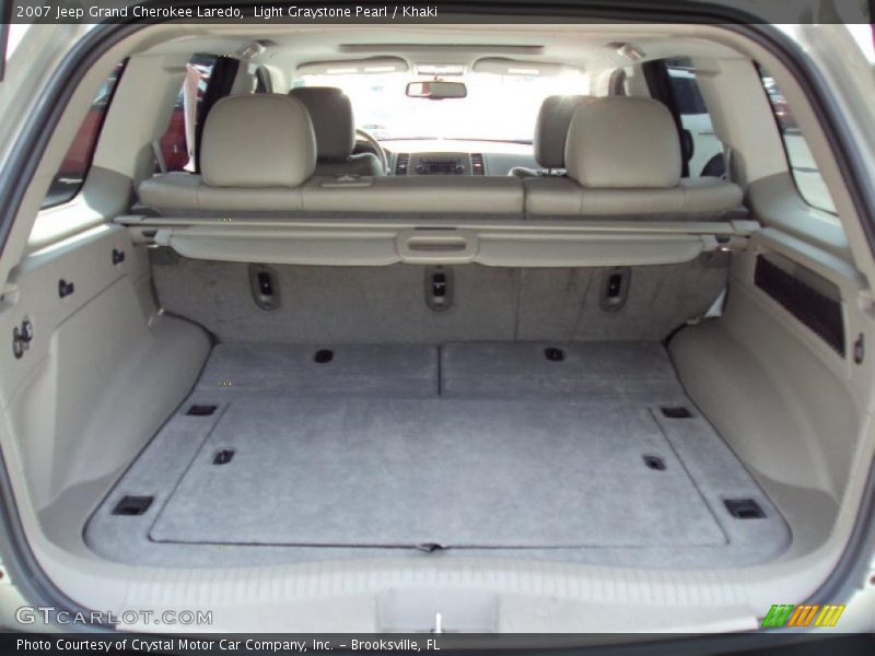 Light Graystone Pearl / Khaki 2007 Jeep Grand Cherokee Laredo
