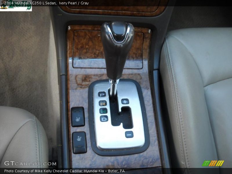 Ivory Pearl / Gray 2004 Hyundai XG350 L Sedan