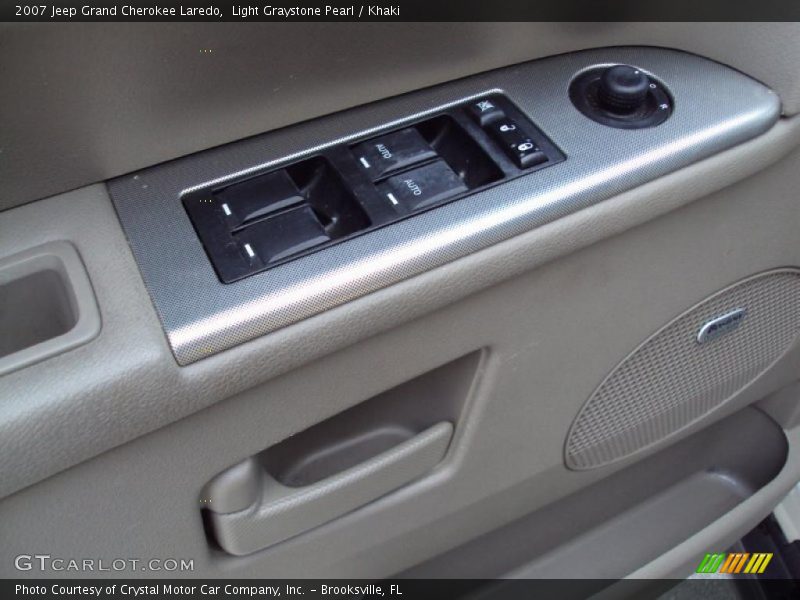 Light Graystone Pearl / Khaki 2007 Jeep Grand Cherokee Laredo