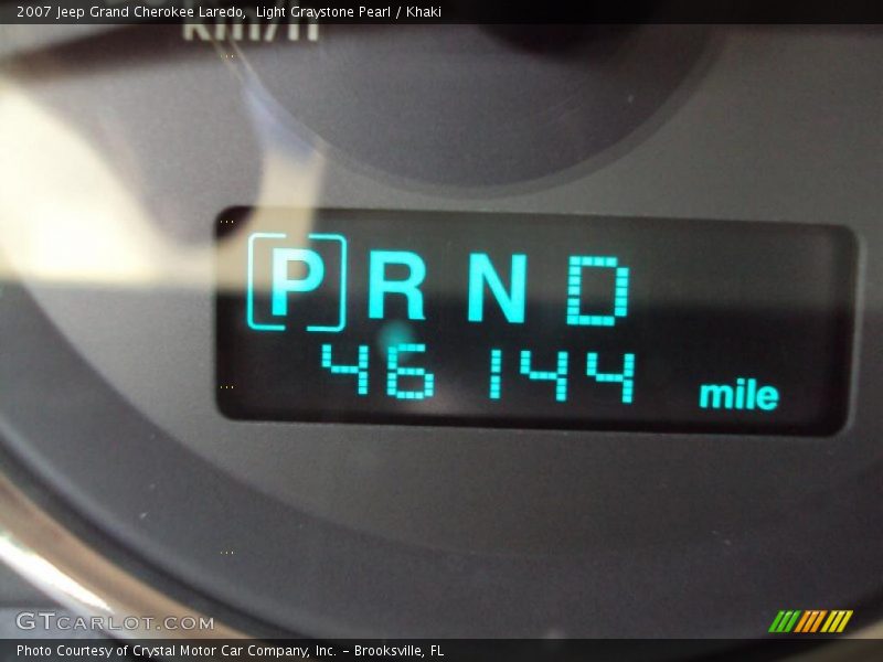 Light Graystone Pearl / Khaki 2007 Jeep Grand Cherokee Laredo