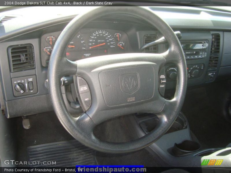 Black / Dark Slate Gray 2004 Dodge Dakota SLT Club Cab 4x4