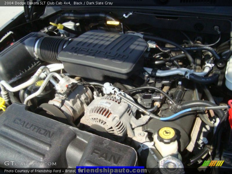Black / Dark Slate Gray 2004 Dodge Dakota SLT Club Cab 4x4