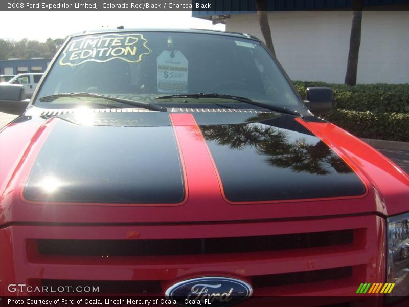 Colorado Red/Black / Charcoal Black 2008 Ford Expedition Limited