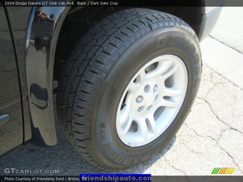 Black / Dark Slate Gray 2004 Dodge Dakota SLT Club Cab 4x4