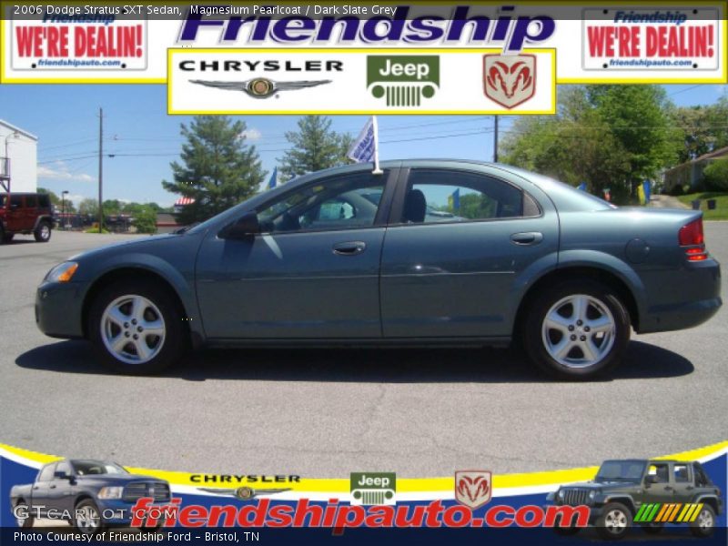 Magnesium Pearlcoat / Dark Slate Grey 2006 Dodge Stratus SXT Sedan
