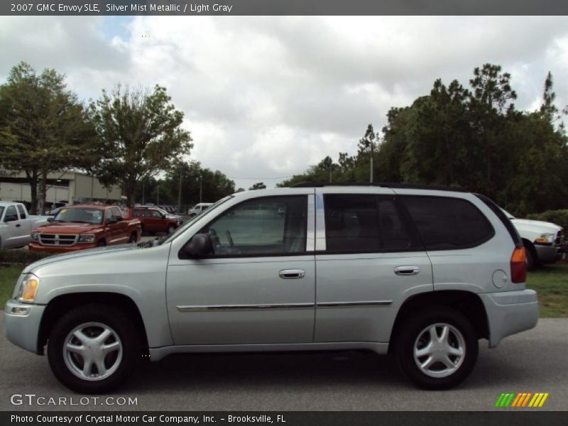 Silver Mist Metallic / Light Gray 2007 GMC Envoy SLE