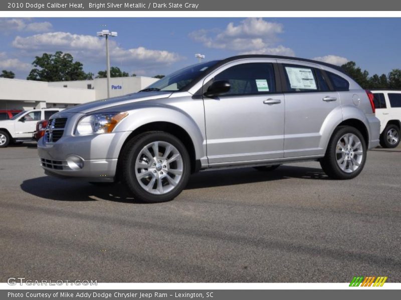 Bright Silver Metallic / Dark Slate Gray 2010 Dodge Caliber Heat