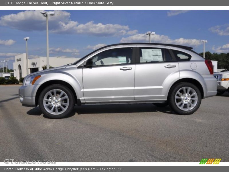 Bright Silver Metallic / Dark Slate Gray 2010 Dodge Caliber Heat