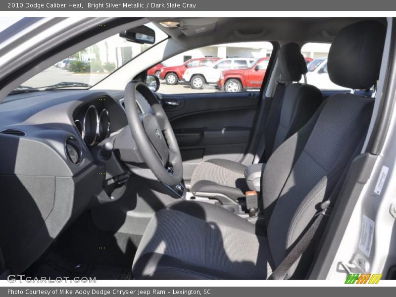 Bright Silver Metallic / Dark Slate Gray 2010 Dodge Caliber Heat