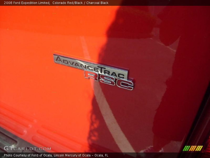 Colorado Red/Black / Charcoal Black 2008 Ford Expedition Limited