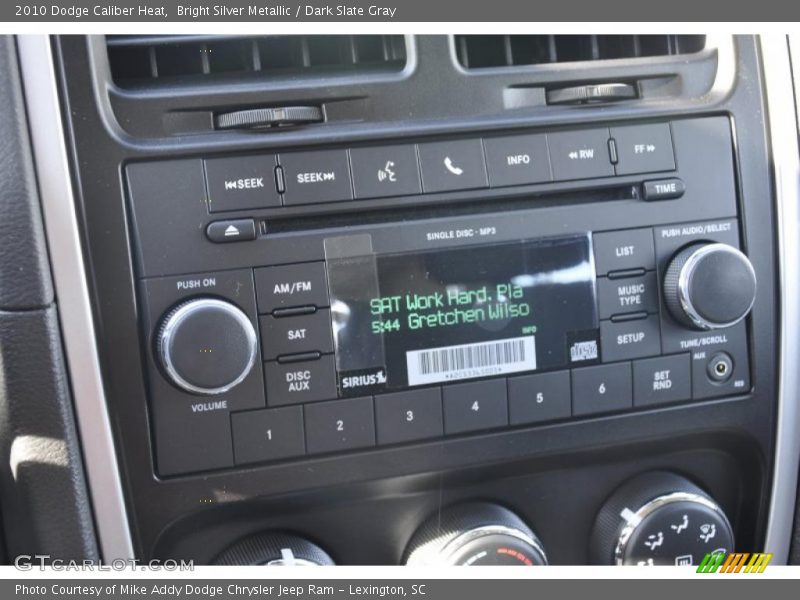 Bright Silver Metallic / Dark Slate Gray 2010 Dodge Caliber Heat