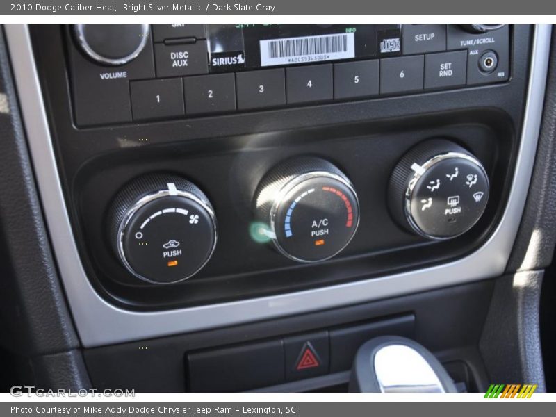 Bright Silver Metallic / Dark Slate Gray 2010 Dodge Caliber Heat