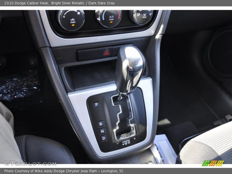 Bright Silver Metallic / Dark Slate Gray 2010 Dodge Caliber Heat