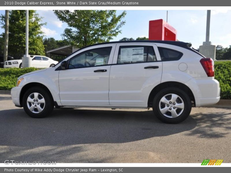 Stone White / Dark Slate Gray/Medium Graystone 2010 Dodge Caliber Express