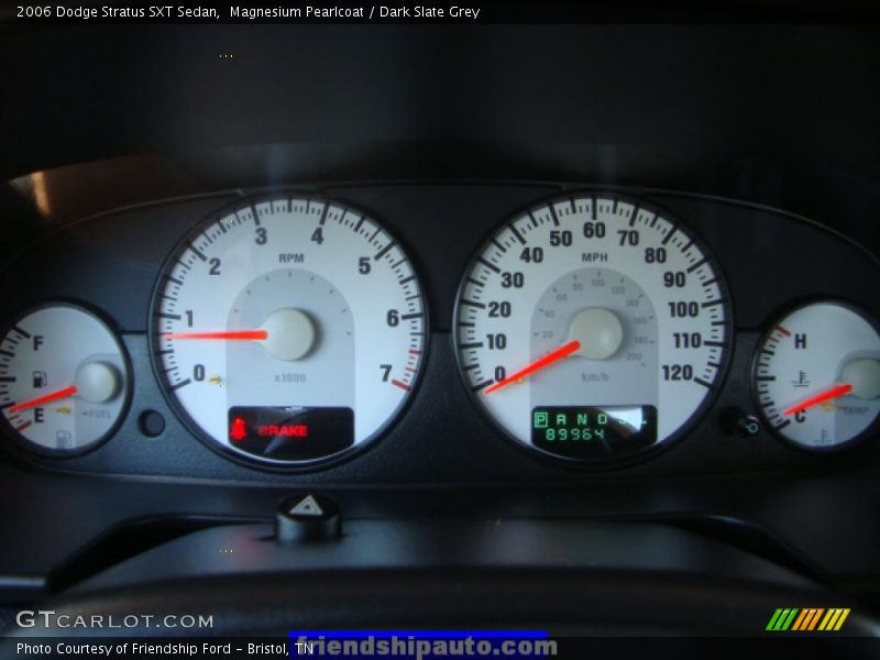 Magnesium Pearlcoat / Dark Slate Grey 2006 Dodge Stratus SXT Sedan