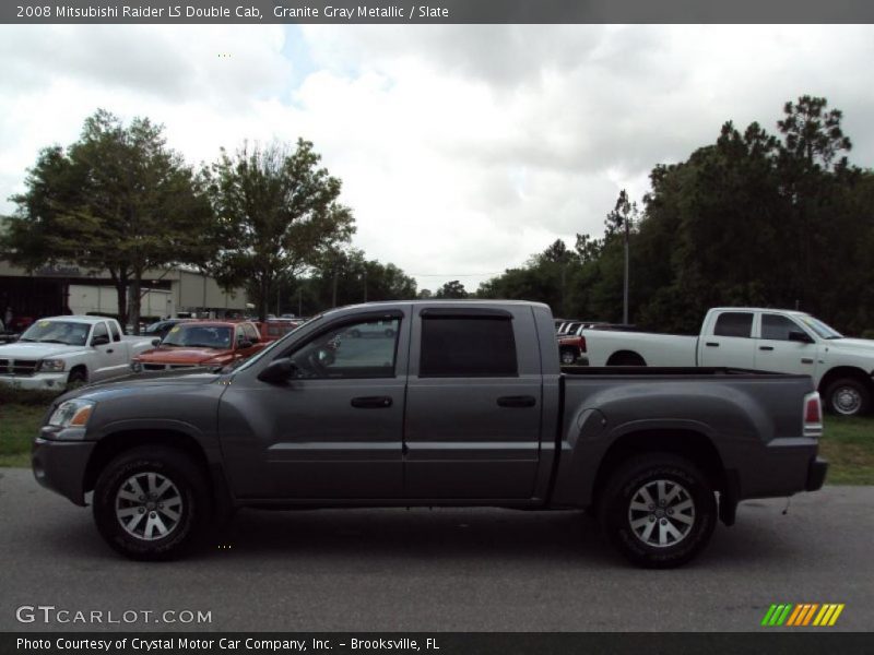 Granite Gray Metallic / Slate 2008 Mitsubishi Raider LS Double Cab