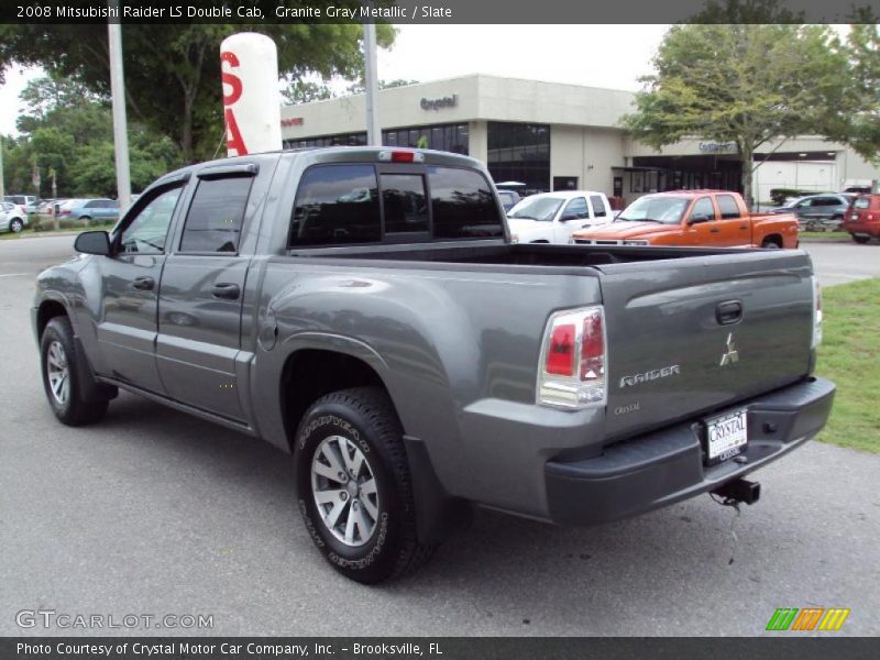 Granite Gray Metallic / Slate 2008 Mitsubishi Raider LS Double Cab