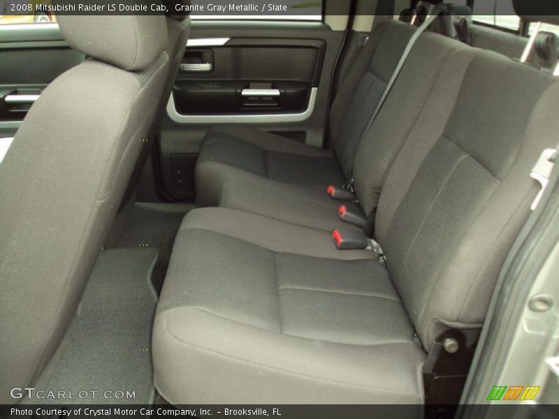 Granite Gray Metallic / Slate 2008 Mitsubishi Raider LS Double Cab