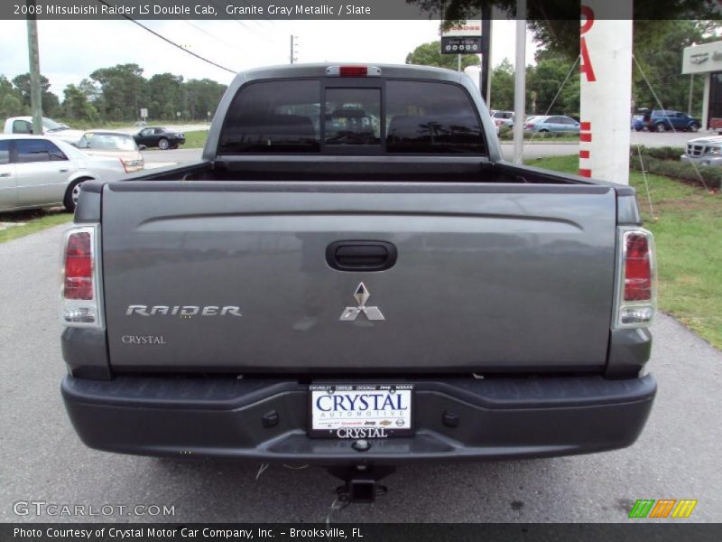 Granite Gray Metallic / Slate 2008 Mitsubishi Raider LS Double Cab