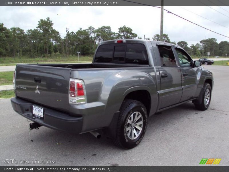 Granite Gray Metallic / Slate 2008 Mitsubishi Raider LS Double Cab