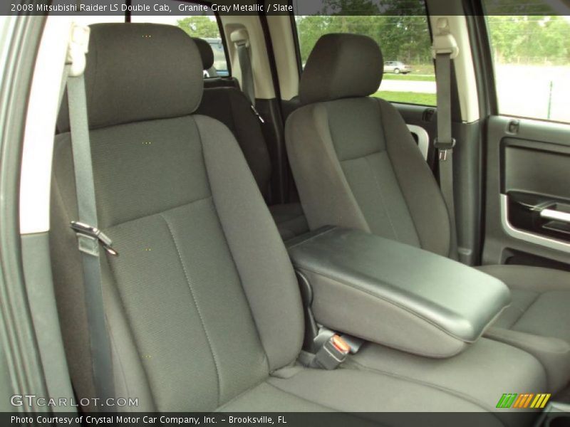Granite Gray Metallic / Slate 2008 Mitsubishi Raider LS Double Cab
