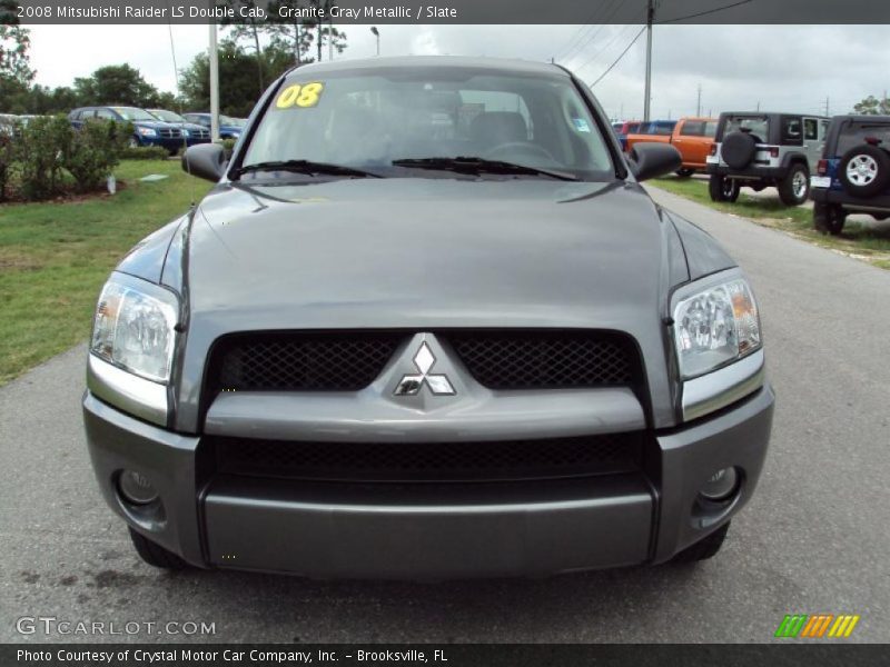 Granite Gray Metallic / Slate 2008 Mitsubishi Raider LS Double Cab