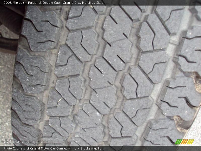 Granite Gray Metallic / Slate 2008 Mitsubishi Raider LS Double Cab