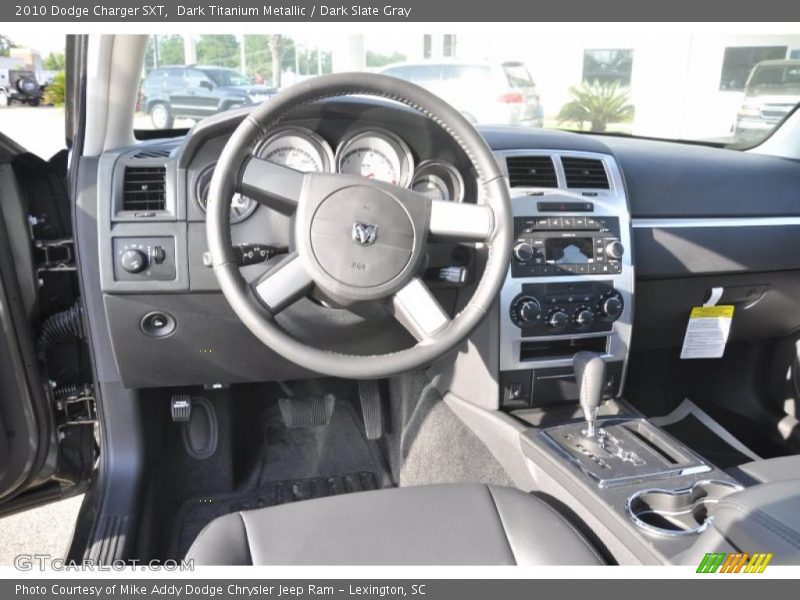 Dark Titanium Metallic / Dark Slate Gray 2010 Dodge Charger SXT