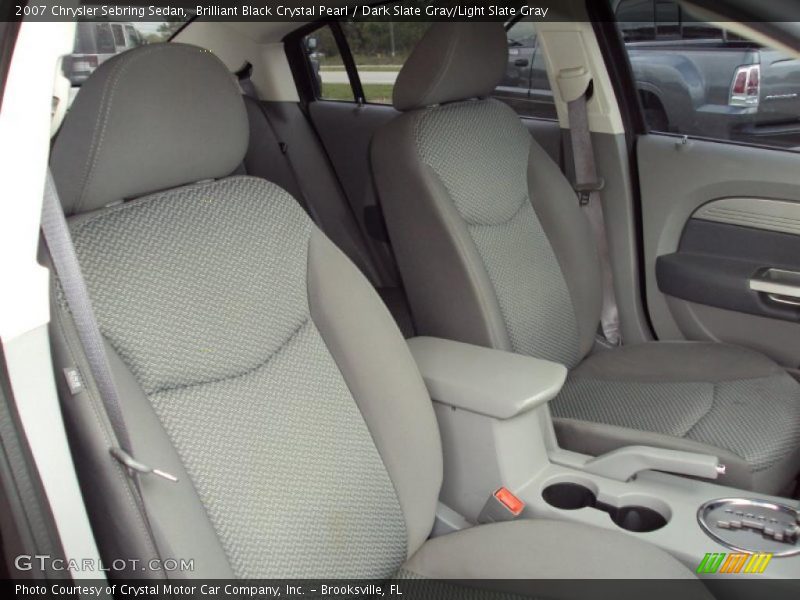 Brilliant Black Crystal Pearl / Dark Slate Gray/Light Slate Gray 2007 Chrysler Sebring Sedan