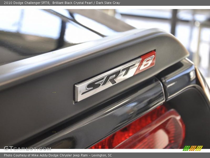 Brilliant Black Crystal Pearl / Dark Slate Gray 2010 Dodge Challenger SRT8