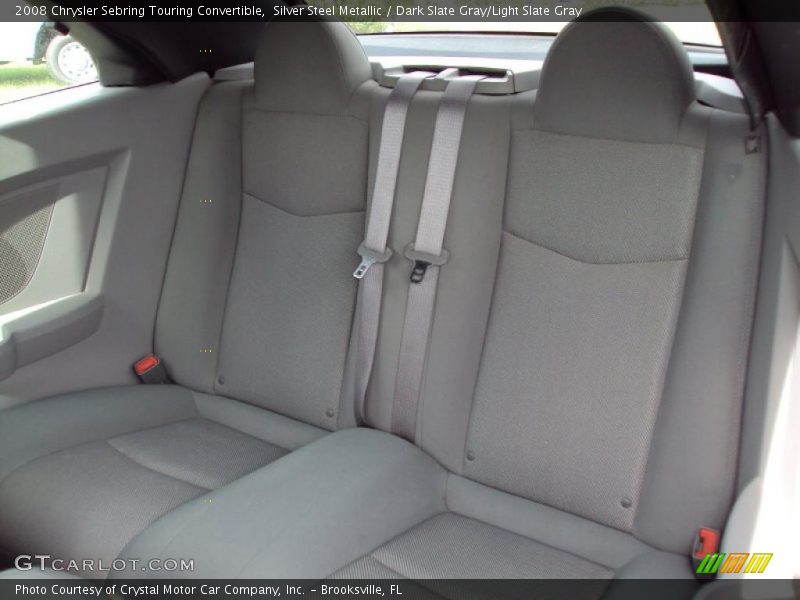Silver Steel Metallic / Dark Slate Gray/Light Slate Gray 2008 Chrysler Sebring Touring Convertible