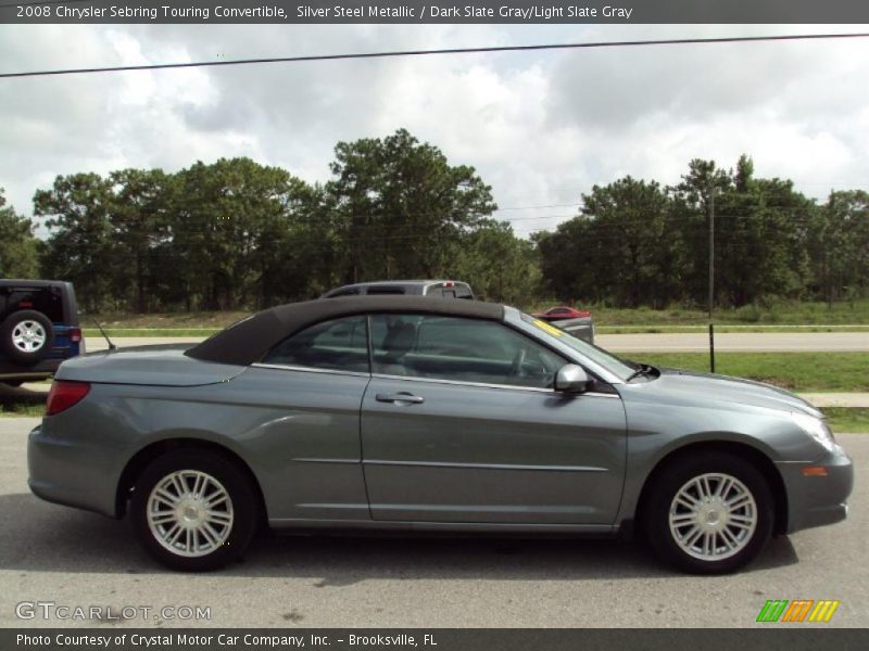 Silver Steel Metallic / Dark Slate Gray/Light Slate Gray 2008 Chrysler Sebring Touring Convertible