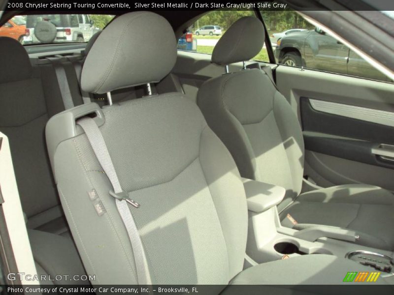 Silver Steel Metallic / Dark Slate Gray/Light Slate Gray 2008 Chrysler Sebring Touring Convertible