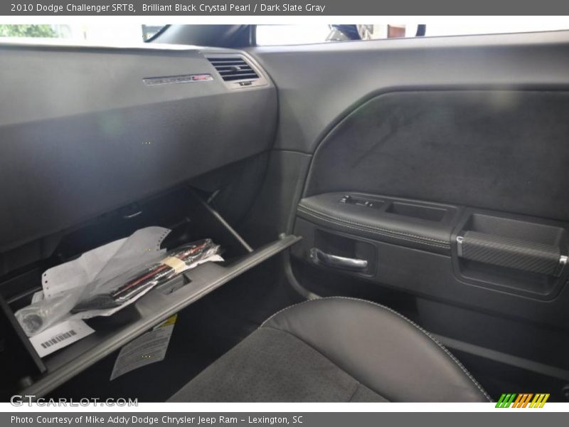 Brilliant Black Crystal Pearl / Dark Slate Gray 2010 Dodge Challenger SRT8