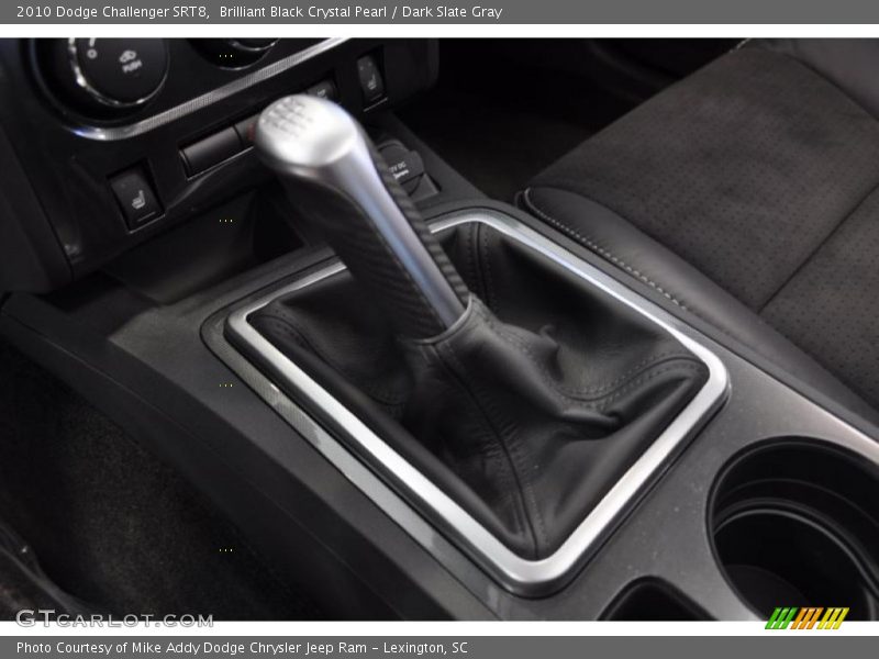 Brilliant Black Crystal Pearl / Dark Slate Gray 2010 Dodge Challenger SRT8