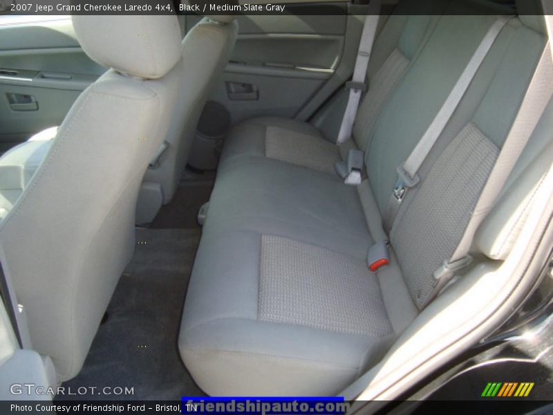 Black / Medium Slate Gray 2007 Jeep Grand Cherokee Laredo 4x4