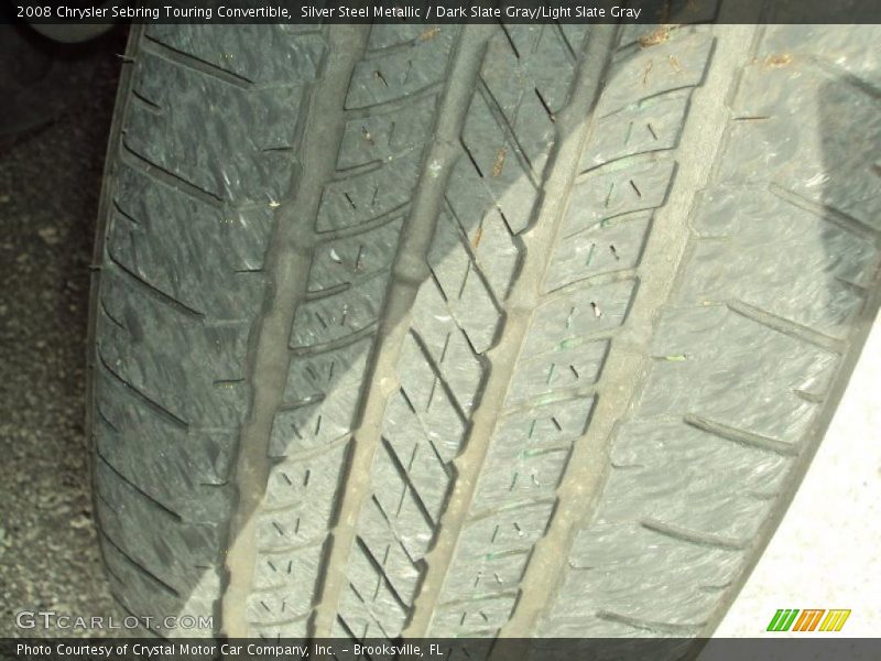 Silver Steel Metallic / Dark Slate Gray/Light Slate Gray 2008 Chrysler Sebring Touring Convertible