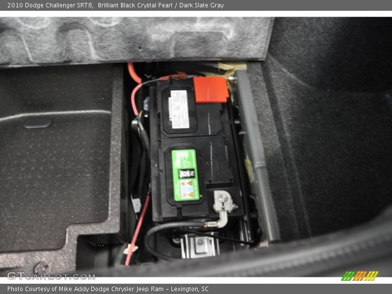 Brilliant Black Crystal Pearl / Dark Slate Gray 2010 Dodge Challenger SRT8