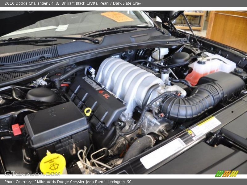 Brilliant Black Crystal Pearl / Dark Slate Gray 2010 Dodge Challenger SRT8