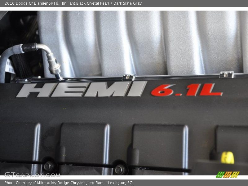 Brilliant Black Crystal Pearl / Dark Slate Gray 2010 Dodge Challenger SRT8